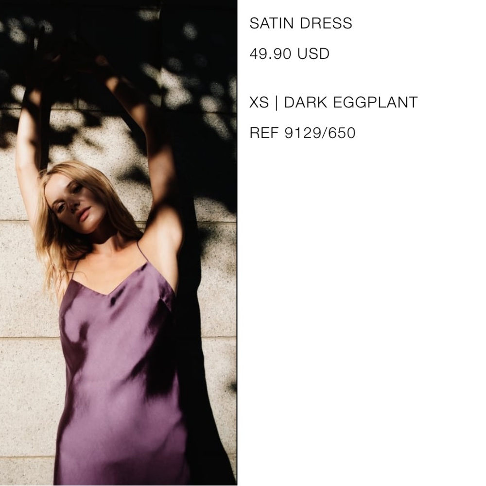 Zara Satin Dress